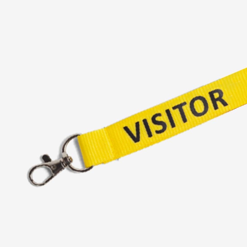 Polyester Lanyard - Printed Visitor