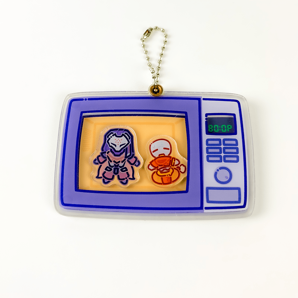 Acrylic Shaker Keychain