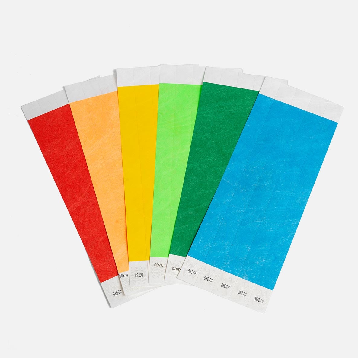 Tyvek Wristbands Plain 19mm