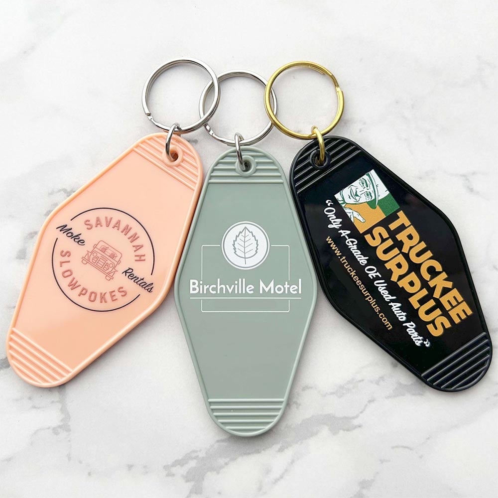 Motel Keychain Colour Print ABS