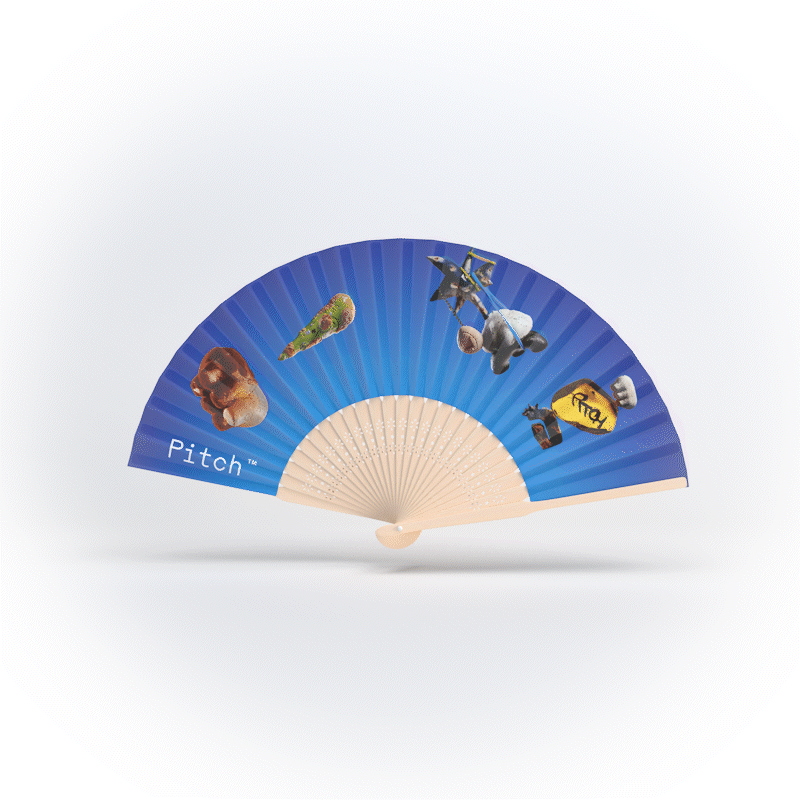 Paper Hand Fan Custom Printed