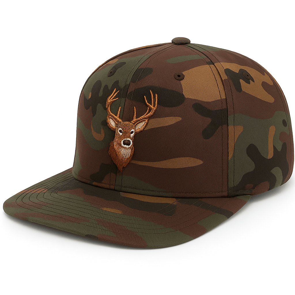 Custom Embroidered Camo Cap