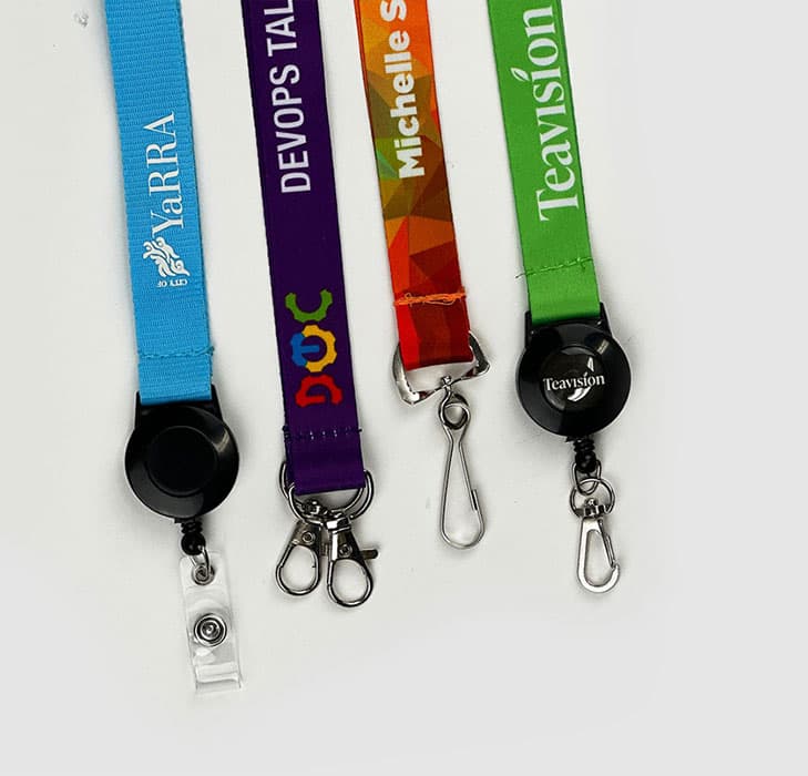 Custom printed lanyards
