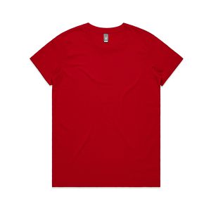 Women's Maple Tee red