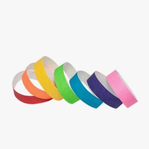 Plain tyvek wristbands