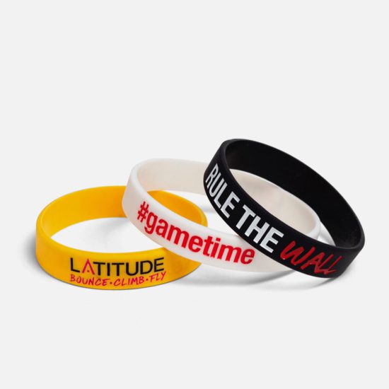 Silicone Wristbands Ink Filled