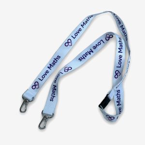 Lanyards Printed Double Clip