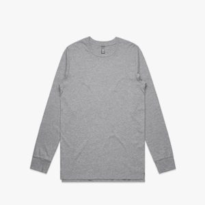 Men's long sleeve top grey